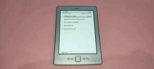 Amazon kindle generazione - 4a,