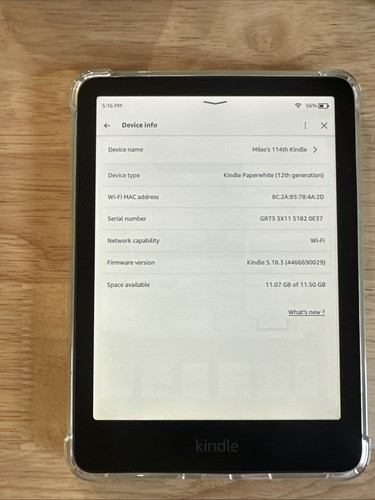 Amazon kindle paperwhite 12a - amazon,