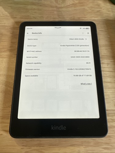 Amazon kindle paperwhite 12a - amazon,